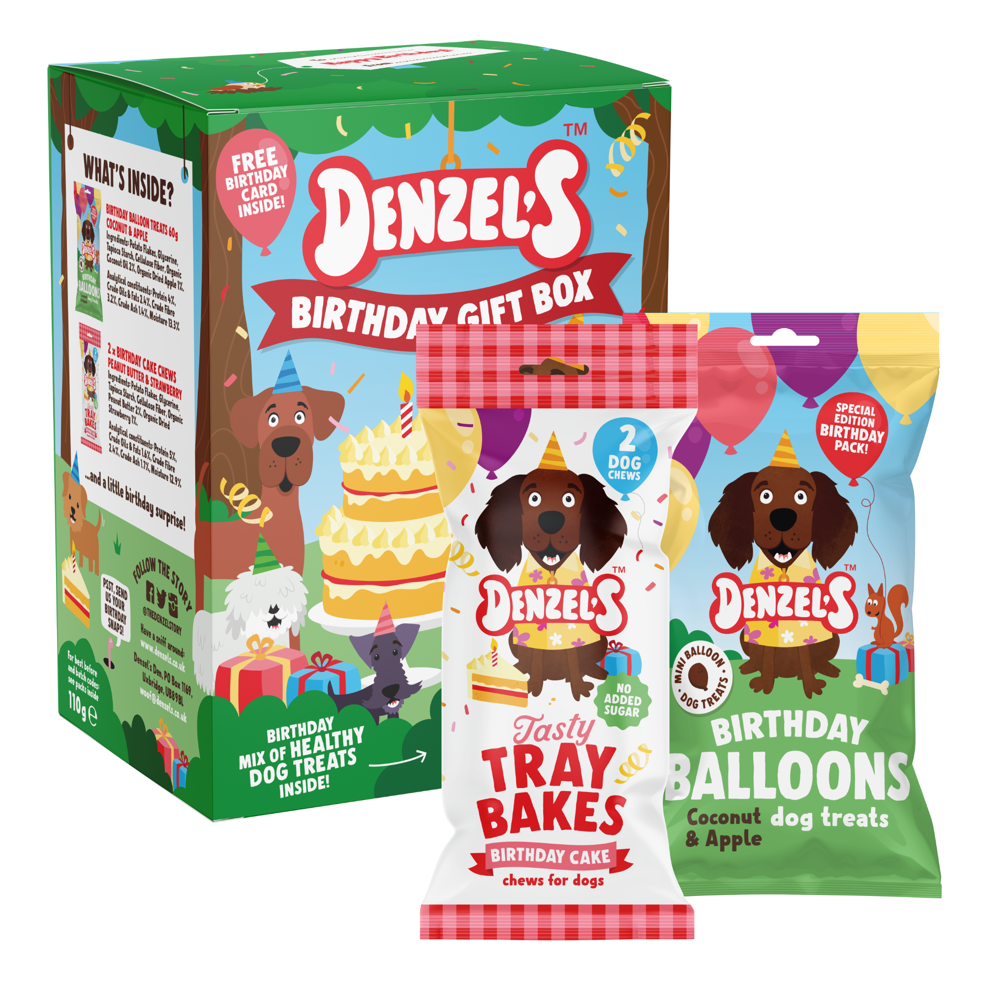 Dog birthday gift hot sale box