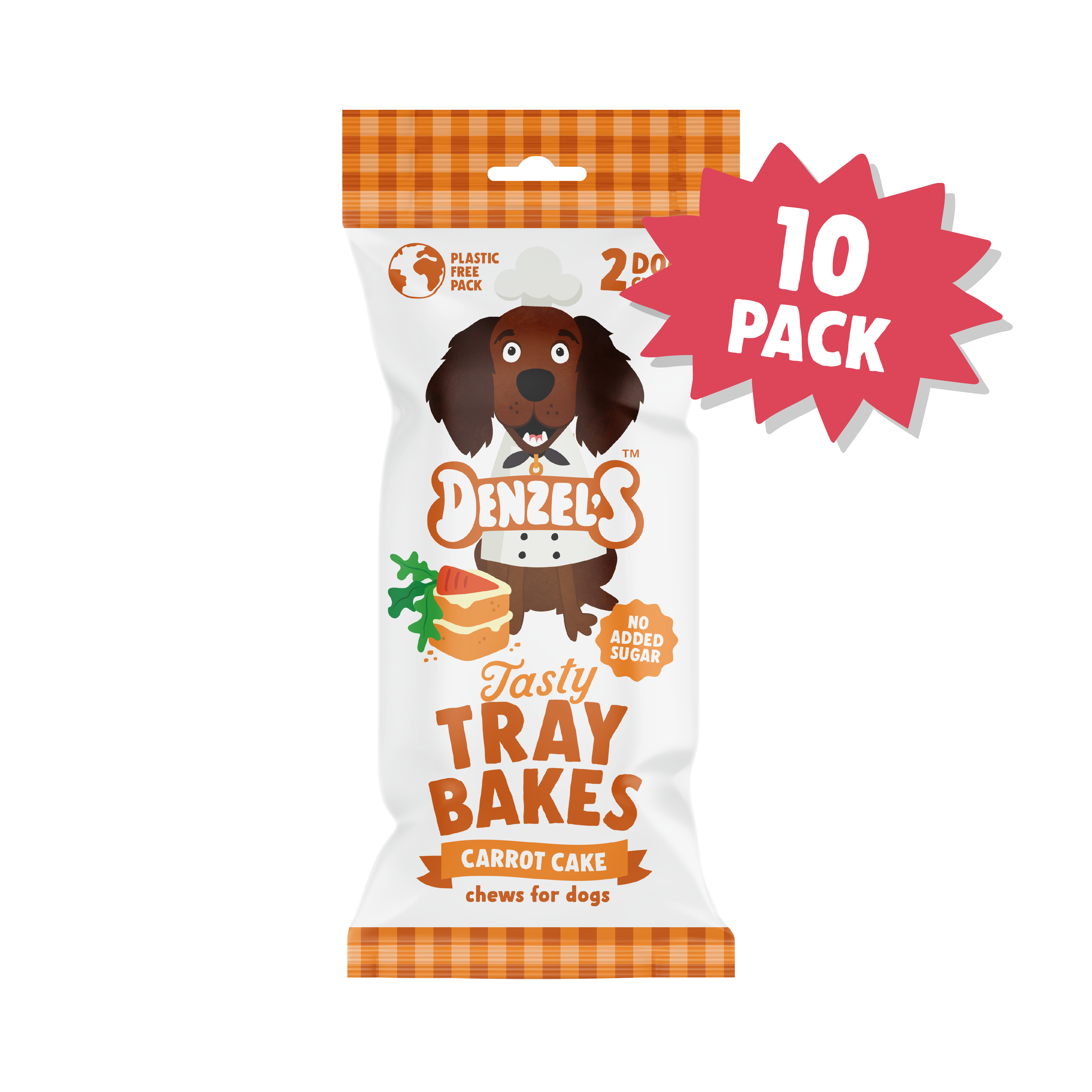 Carrot Cake Traybake 10-Pack