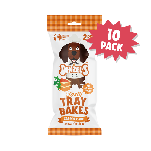 Carrot Cake Traybake 10-Pack