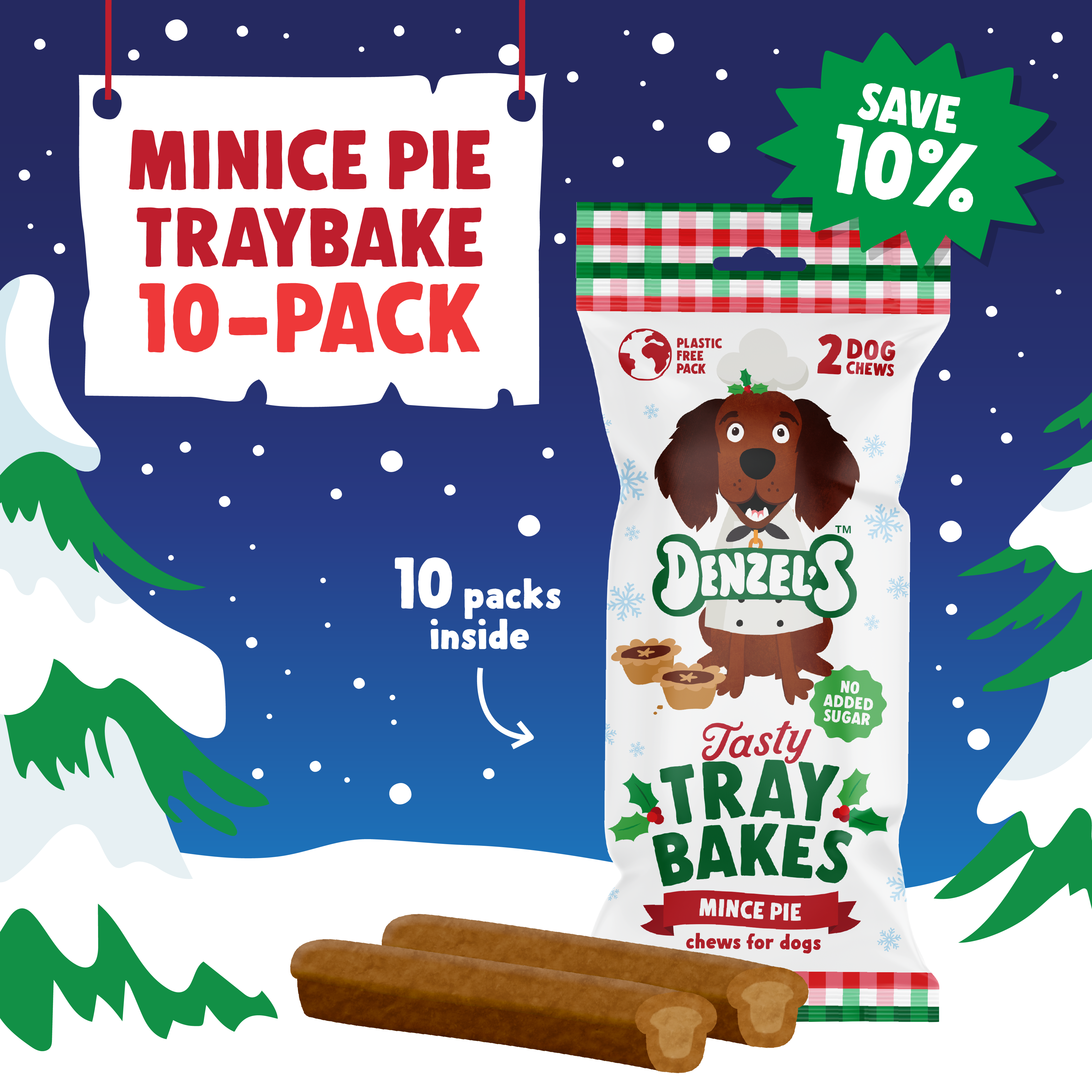 Mince Pie Traybake 10-Pack