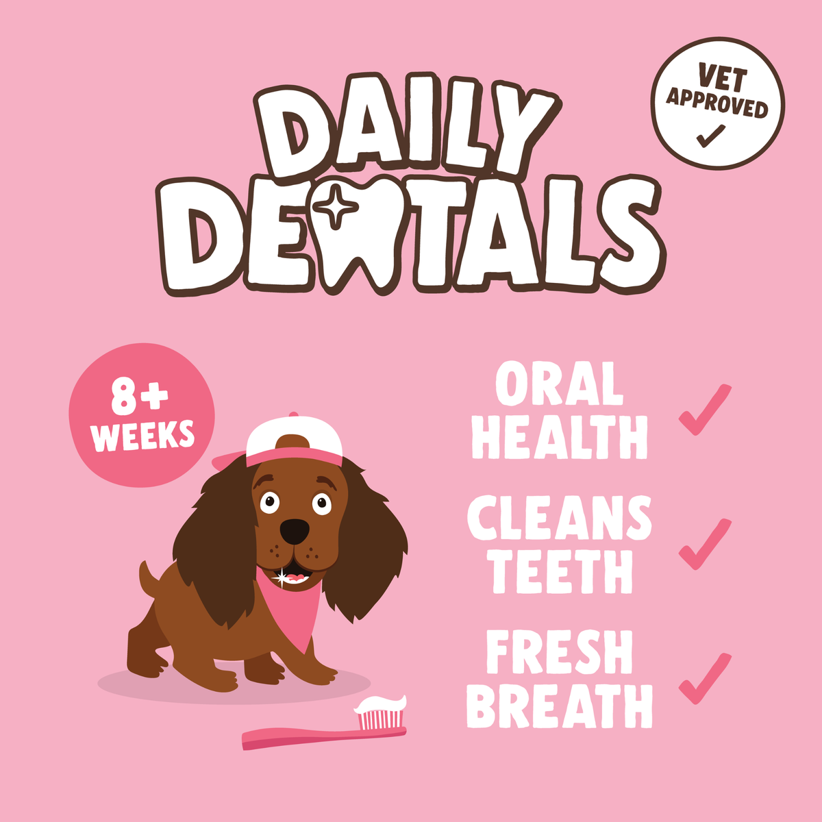 Salmon, Puppy & Small Dentals 28-Pack