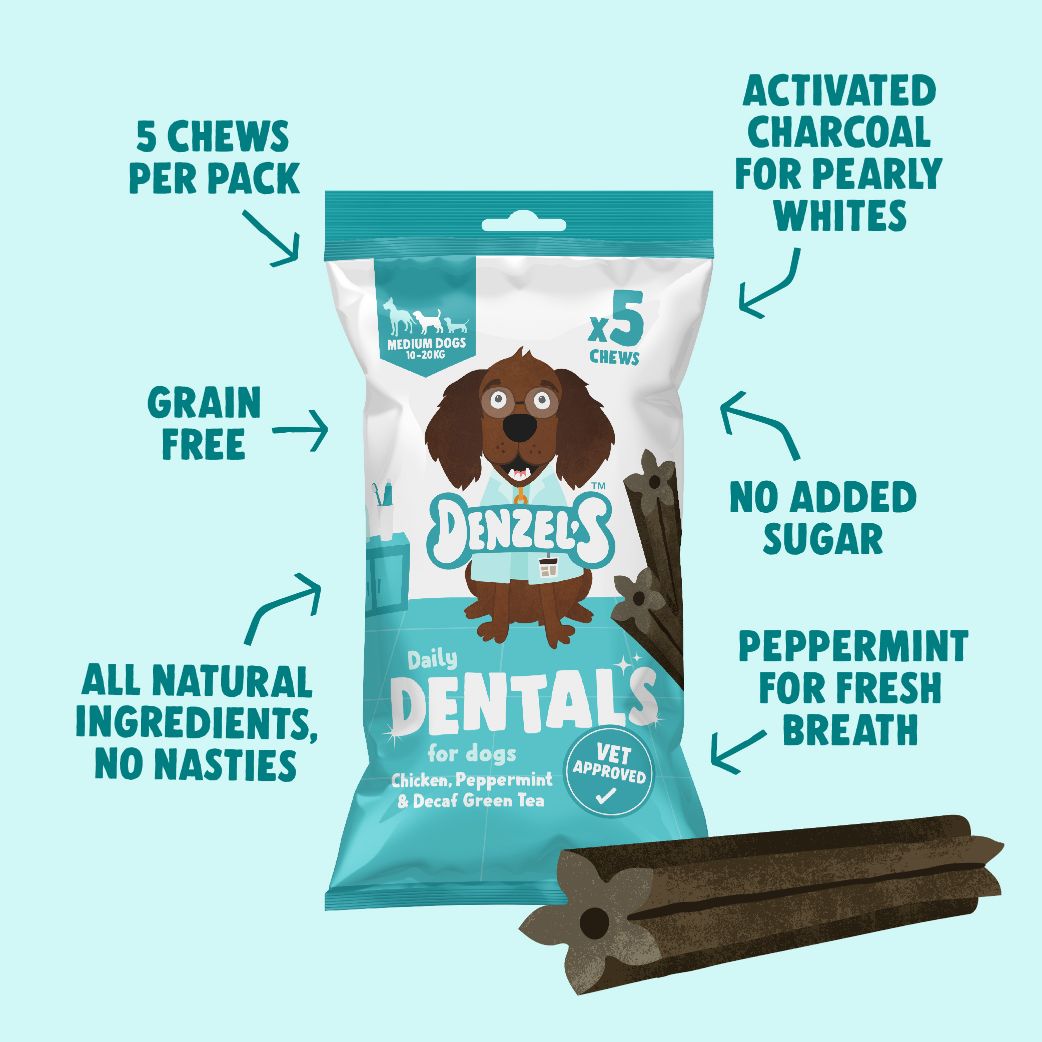 Chicken, Medium Dentals 5-pack