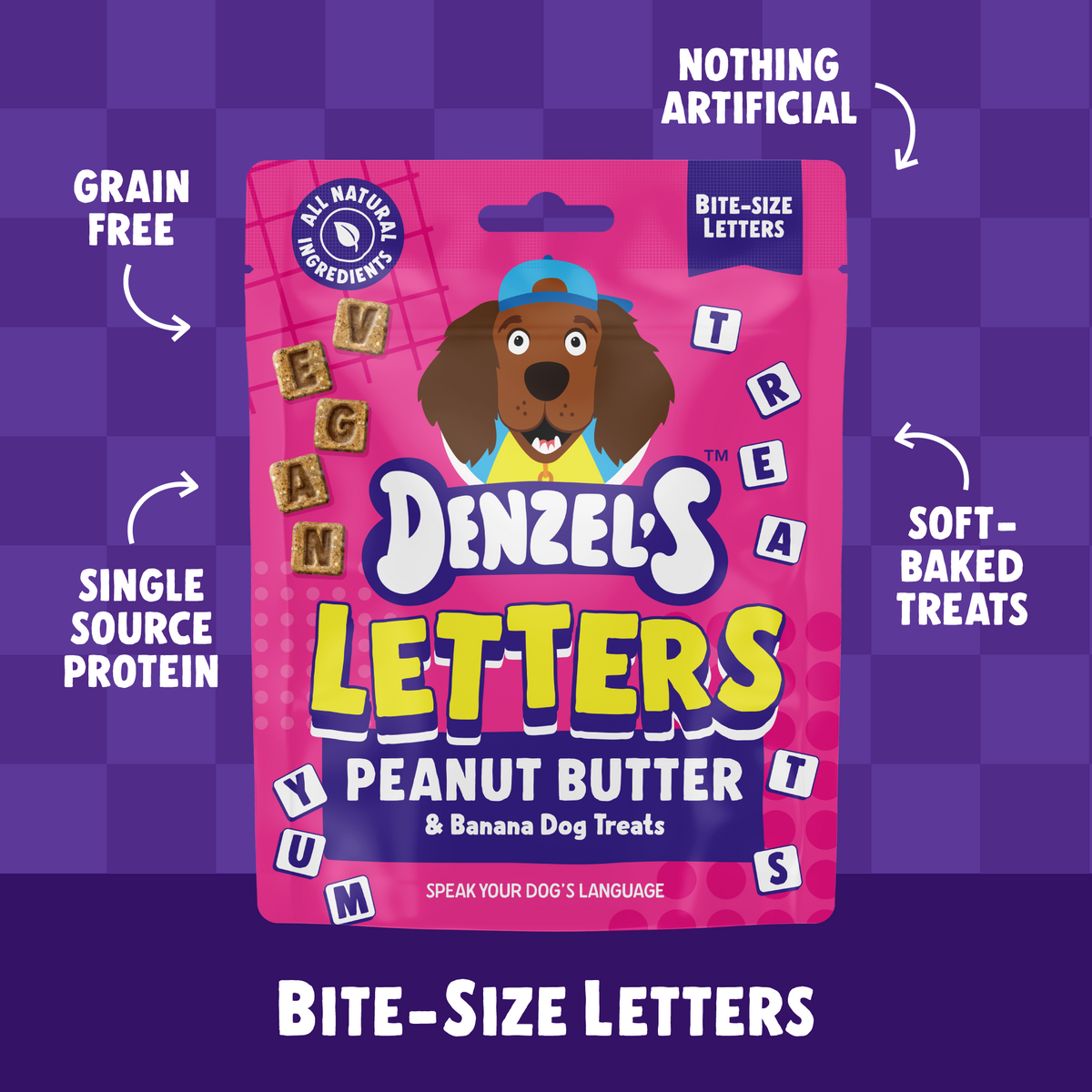 Letters - Peanut Butter & Banana Bites