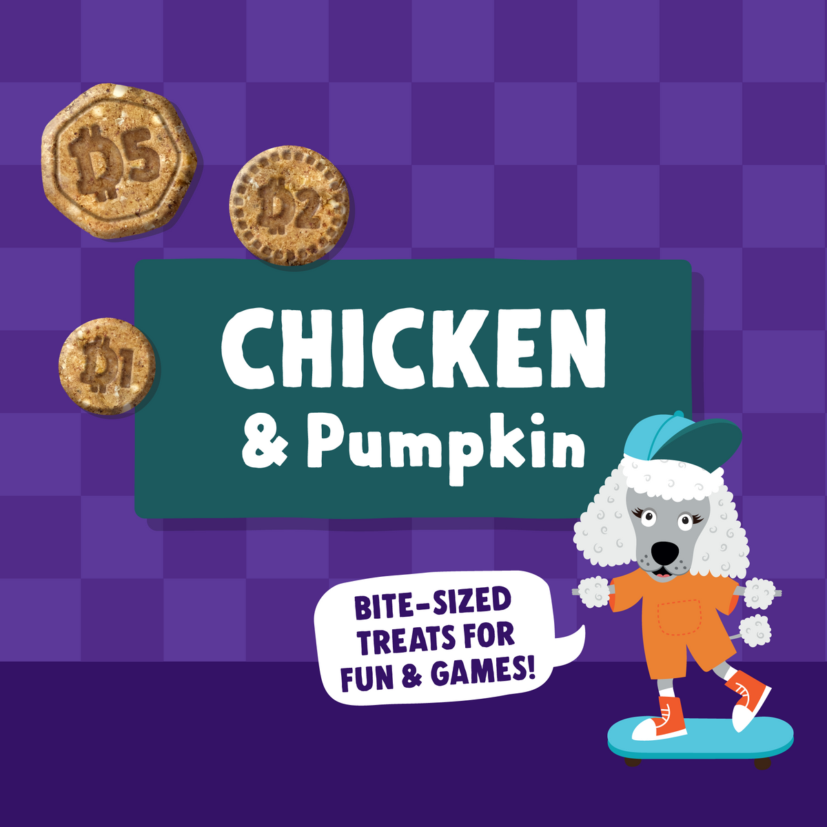 Coins - Chicken & Pumpkin Bites