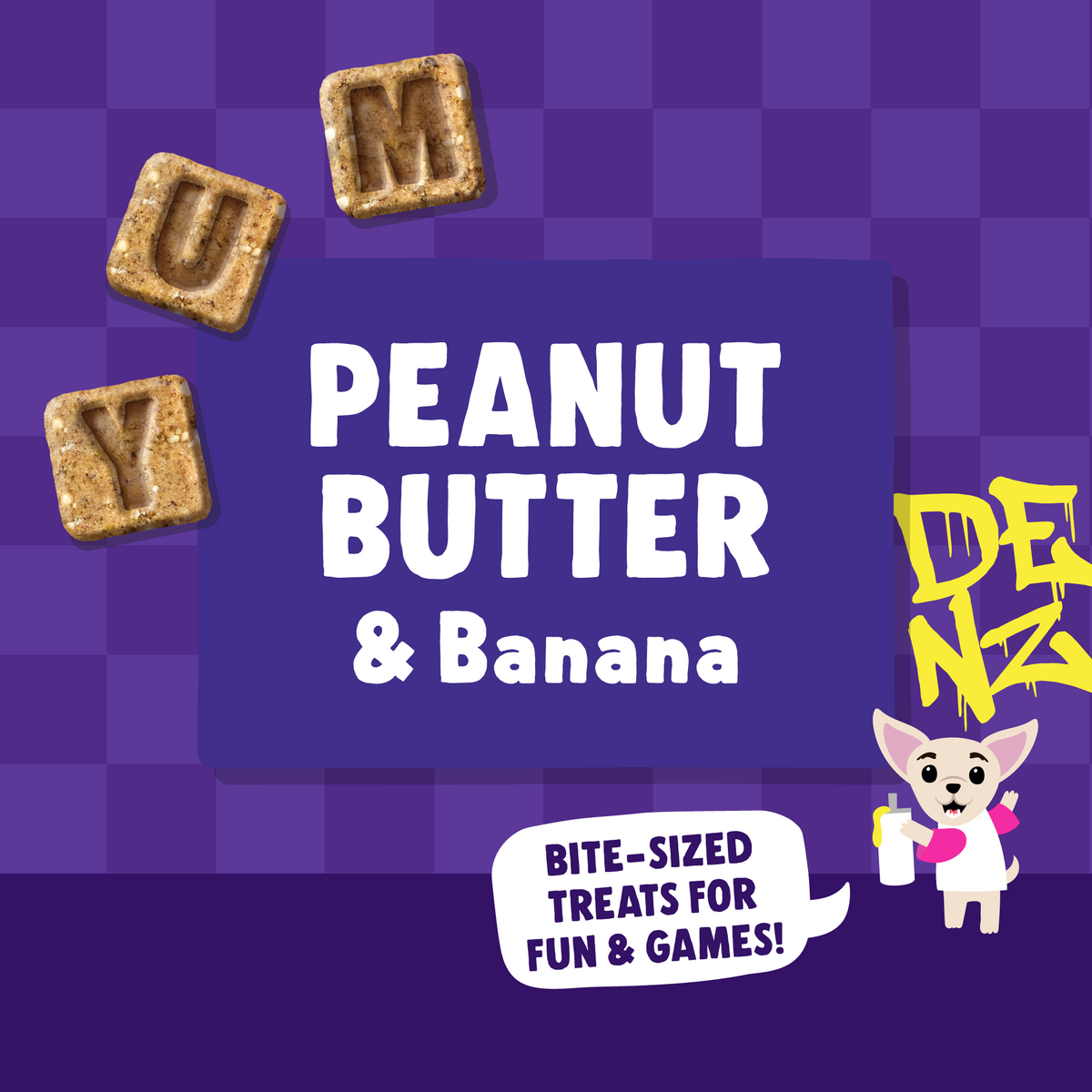 Letters - Peanut Butter & Banana Bites