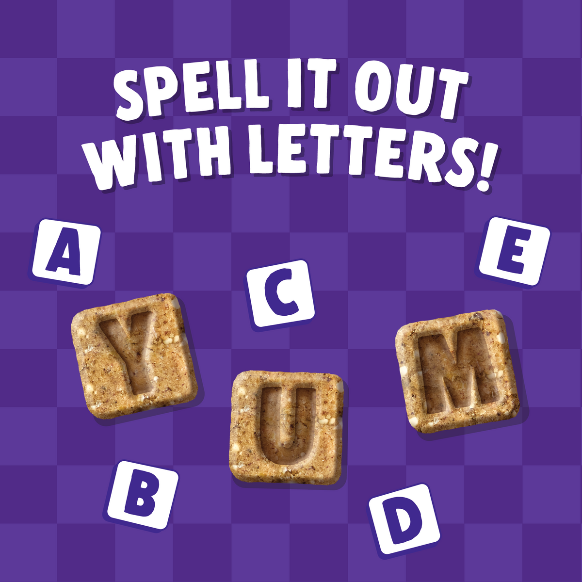 Letters - Peanut Butter & Banana Bites