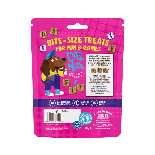Letters - Peanut Butter & Banana Bites