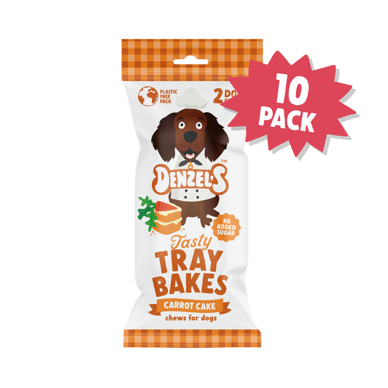 Carrot Cake Traybake 10-Pack