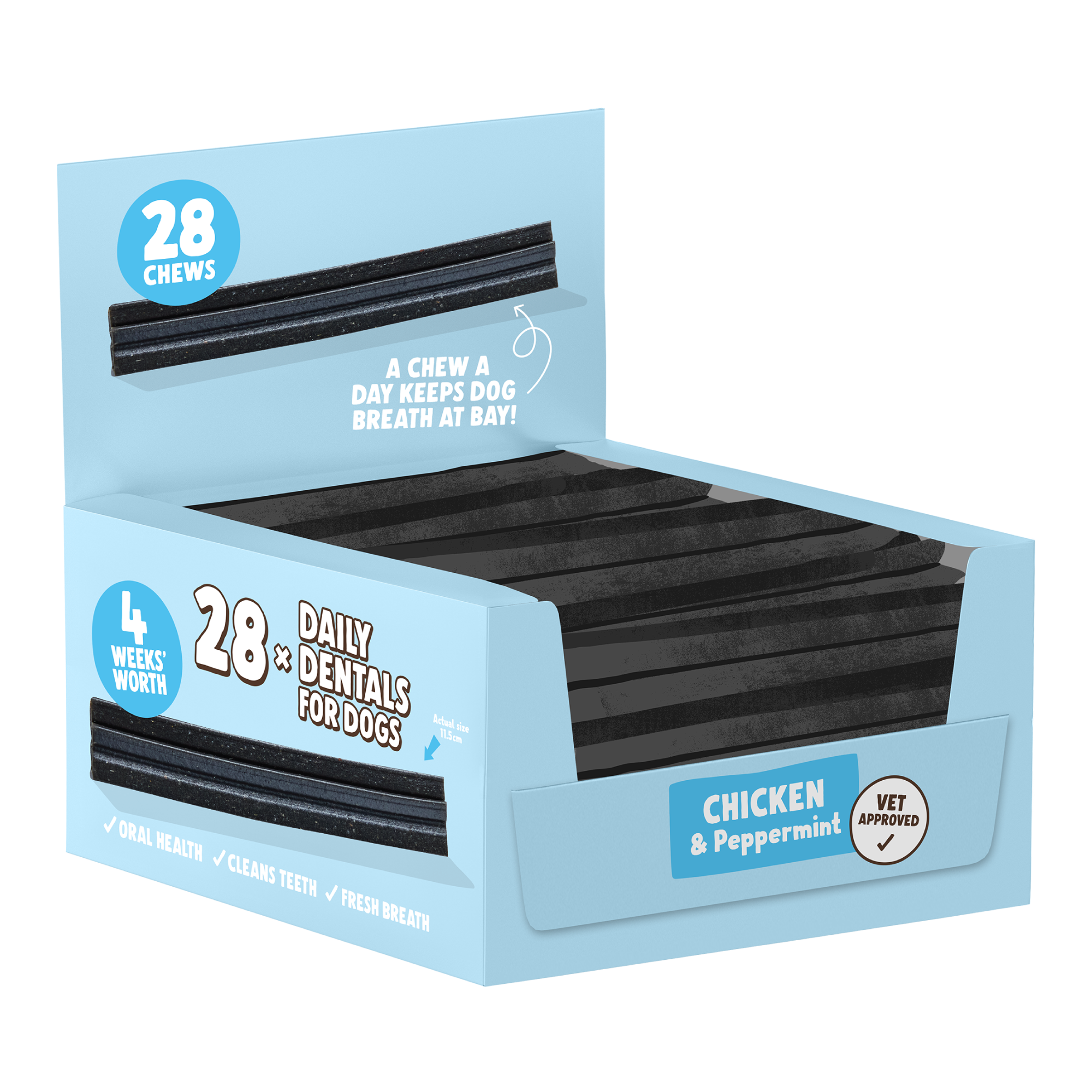 Chicken, Medium & Large Dentals 28-Pack