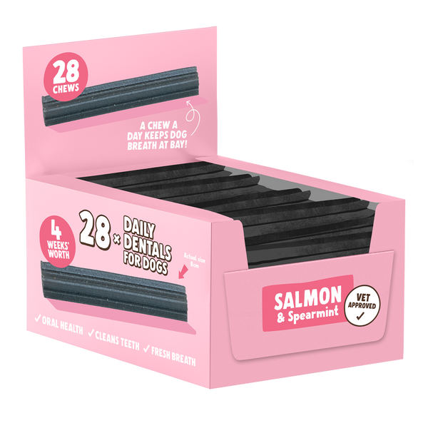 Salmon, Puppy & Small Dentals 28-Pack