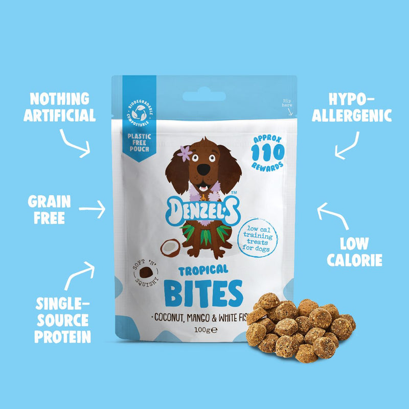 Tropical Bites - Low Cal Training Treats (100g)