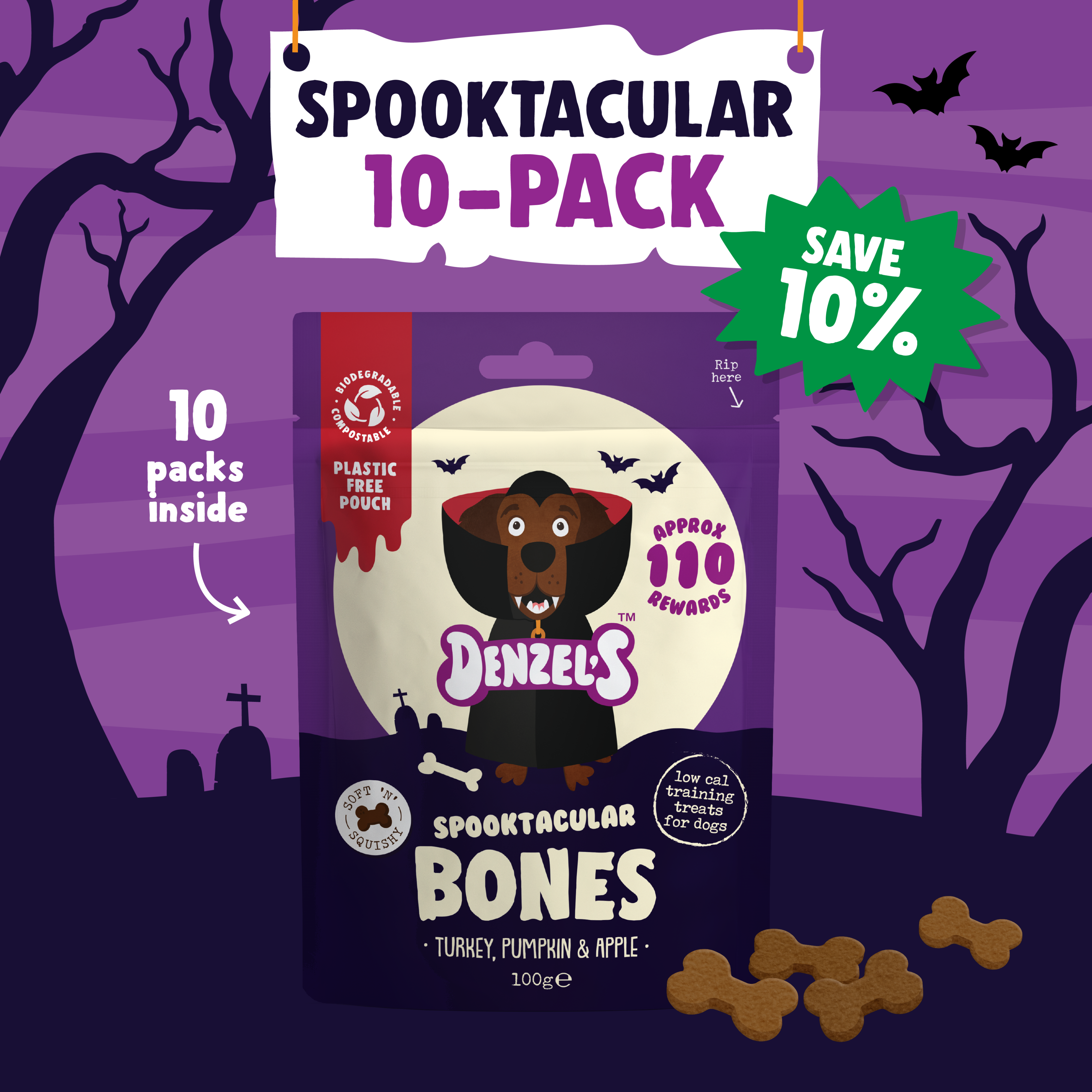 Spooktacular Bones 10-Pack