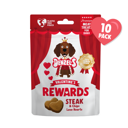 Steak & Chips Love Heart Rewards 10-Pack