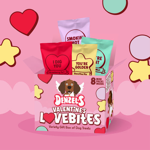 Valentine's Lovebites Variety Gift Box Dog Treats