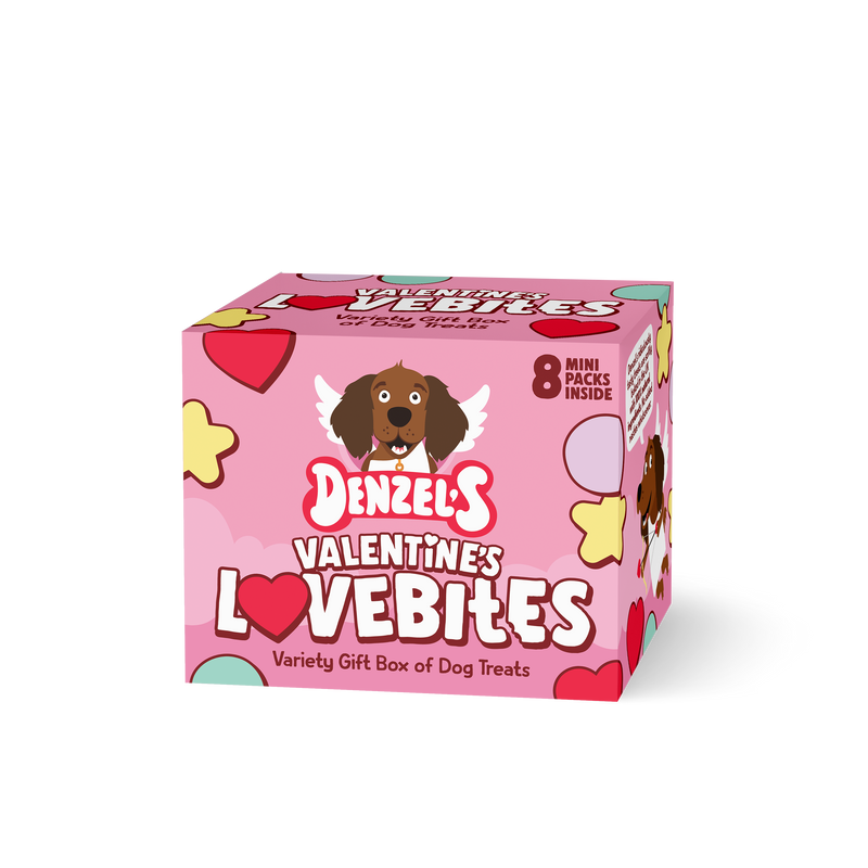 Valentine's Lovebites Variety Gift Box Dog Treats
