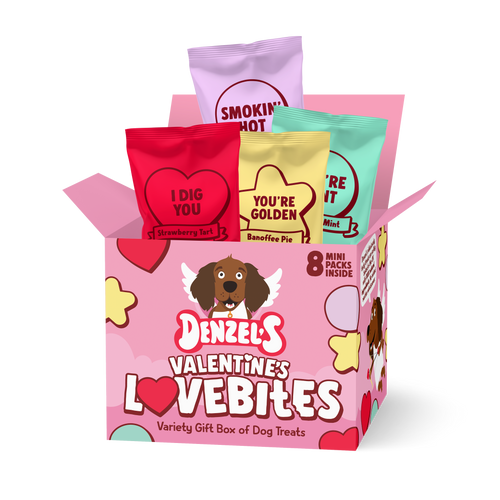 Valentine's Lovebites Variety Gift Box Dog Treats
