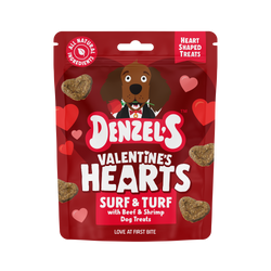 Valentine's Hearts Surf & Turf Dog treats