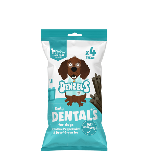 Green dog top dental chews